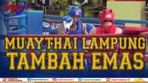 PON XX PAPUA, Menang Telak Muaythai Lampung Tambah Medali Emas