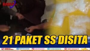 Bandar Ditangkap, 21 Paket Sabu Diamankan