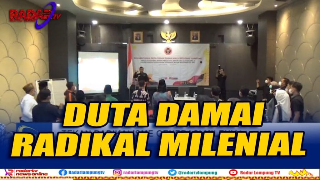 Duta Damai Dunia Maya Regional Lampung, Tekan Radikalisme Generasi Milenial