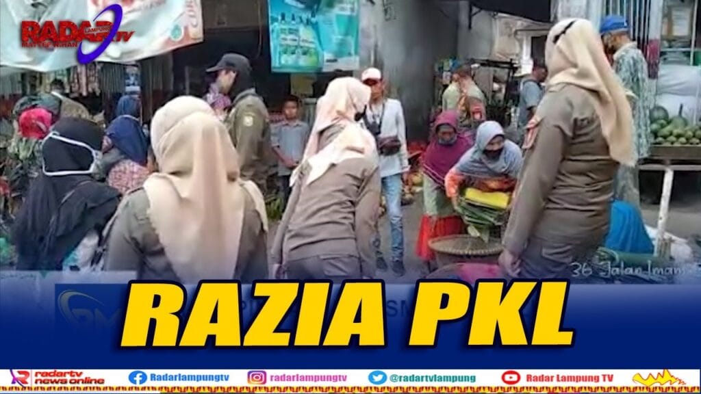 Menolak Pindah, PKL Smep Di Razia