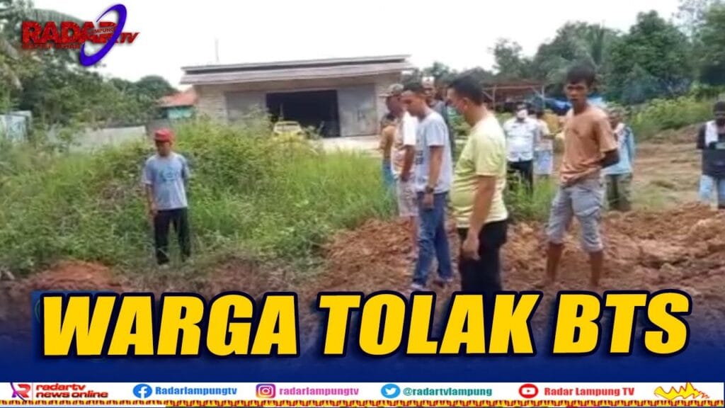 Pembangunan BTS XL Ditolak Warga Lampung Utara