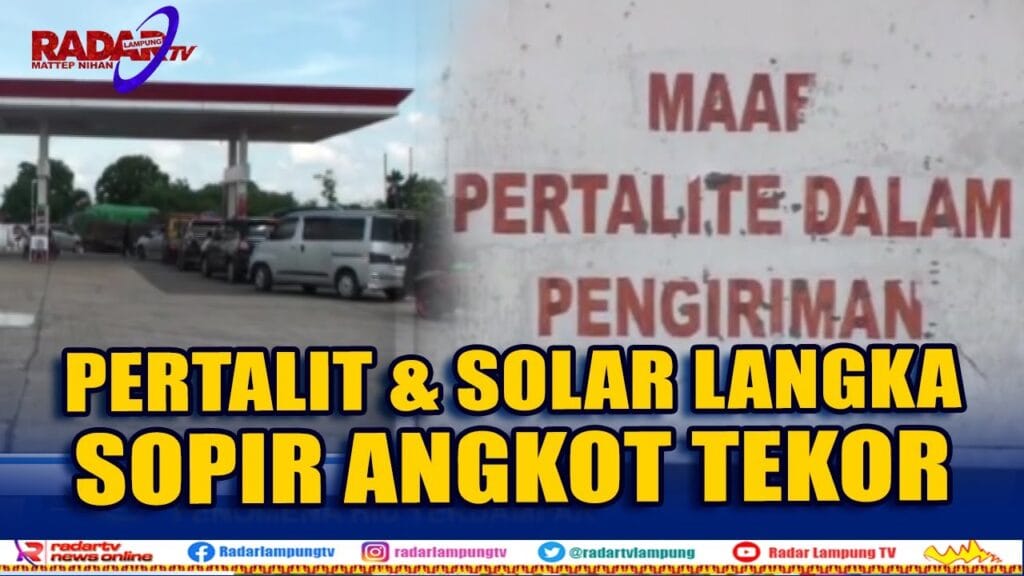 Pertalite dan Solar Langka, Sopir Angkot Tekor