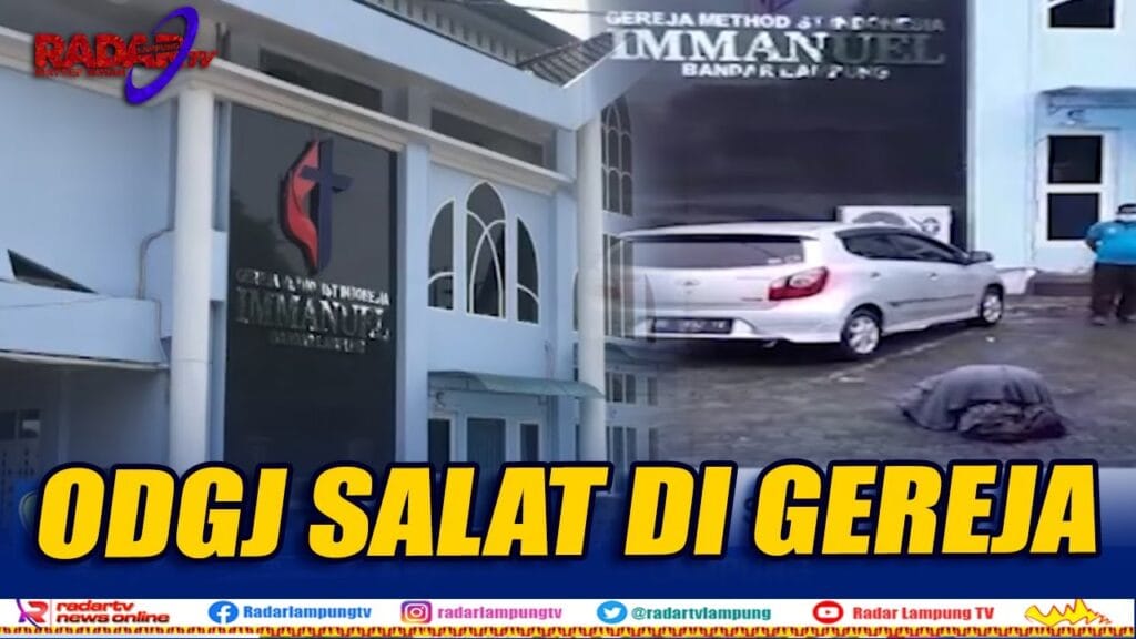 Viral, ODGJ Salat di Gereja