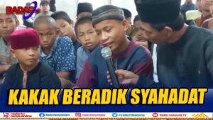 Kakak Beradik Asal Mentawai Ikrar Masuk Islam di Bandar Lampung
