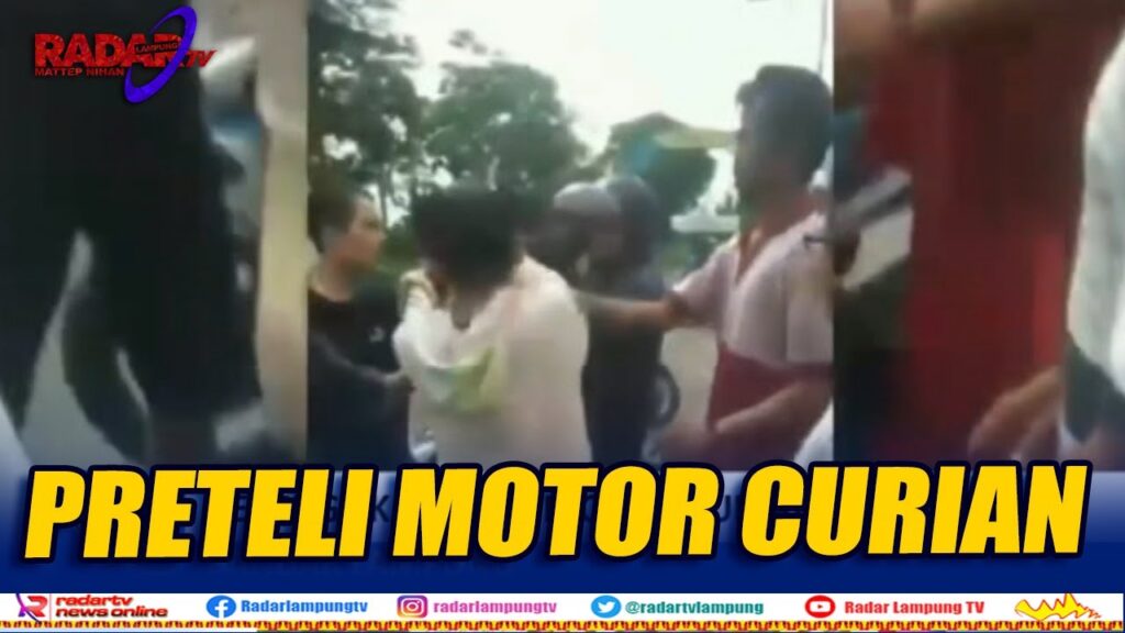 Kepergok Preteli Motor Curian, Nyaris Dimassa