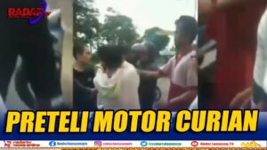 Kepergok Preteli Motor Curian, Nyaris Dimassa
