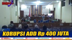 Korupsi ADD, Eks Kades Divonis 26 Bulan