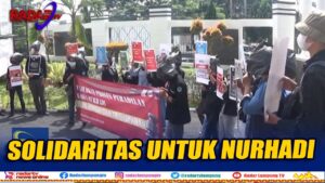 Solidaritas Jurnalis Lampung Untuk Nurhadi