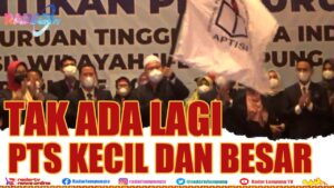 Firmansyah Ketua APTISI Wilayah II, Tak Ada Lagi PTS Kecil Dan Besar