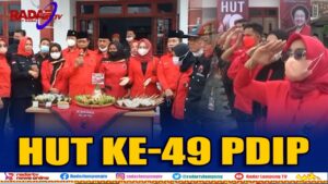HUT KE 49 PDI Perjuangan,  Loekman, PDIP Bergerak Bersama Rakyat, Berbuat Untuk Rakyat