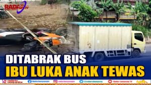 Lakalantas Maut Motor Vs Bus, Ibu Luka Anak Tewas