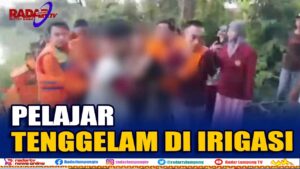 Pelajar SMP Tewas Tenggelam di Irigasi Way Rarem