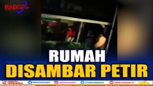 Rumah Tersambar Petir, Satu Keluarga Di Lampung Utara Luka