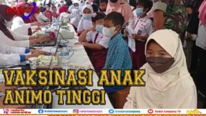 Vaksinasi Anak Animo Tinggi