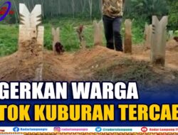 Geger, Puluhan Patok Kuburan Tercabut