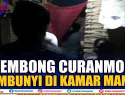 Gembong Curanmor Sembunyi Di Kamar Mandi