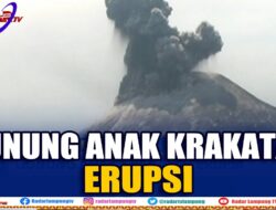 Gunung Anak Krakatau Erupsi