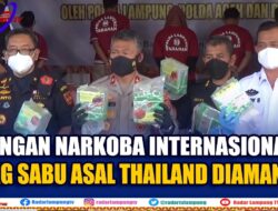 Jaringan Narkoba Internasional 53 Kg Sabu Asal Thailand Diamankan