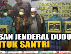 KSAD Silaturahmi ke Ponpes Ryadhus Sholihin, Jenderal Dudung Titip Pesan Untuk Santri