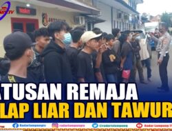 Ratusan Remaja Diciduk Terlibat Balap Liar Dan Tawuran