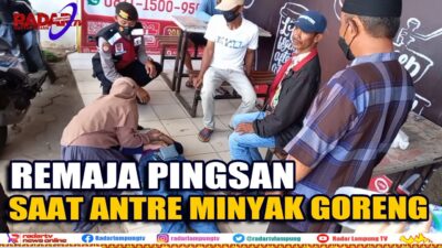 Remaja Pingsan, Saat Antre Minyak Goreng