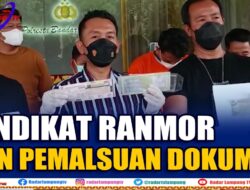 Sindikat Ranmor Dan Pemalsuan Dokumen Digulung
