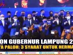 Calon Gubernur Lampung 2024, Surya Paloh: 3 Syarat Untuk Herman HN