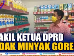 Wakil Ketua DPRD Sidak Minyak Goreng Di Toko Modern