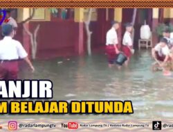 Banjir, Jam Belajar Ditunda