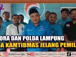 Gelora Dan Polda Lampung Jaga Kamtibmas Jelang Pemilu