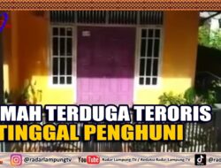 Rumah Terduga Teroris Ditinggal Penghuni