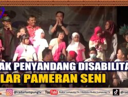 Anak Penyandang Disabilitas Gelar Pameran Seni