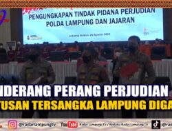Genderang Perang Perjudian, Ratusan Tersangka Lampung Digarap