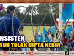 Konsisten, Buruh Tolak Cipta Kerja