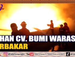 LAHAN CV BUMI WARAS TERBAKAR