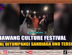 Pahawang Culture Festival, Kapal Ditumpangi Sandiaga Uno Tersesat