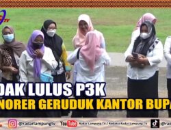 Tidak Lulus P3K Honorer Geruduk Kantor Bupati