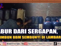 Kabur Dari Sergapan, Penimbun BBM Sembunyi Di Lambar