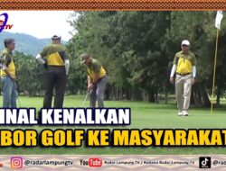 Arinal, Kenalkan Cabor Golf Ke Masyarakat
