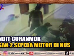 Bandit Curanmor Gasak 2 Sepeda Motor Di Kos