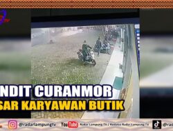 Bandit Curanmor Sasar Karyawan Butik