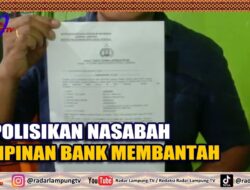 Dipolisikan Nasabah, Pimpinan Bank Membantah