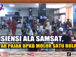 Efisiensi Ala Samsat, Bayar Pajak BPKB Molor Satu Bulan