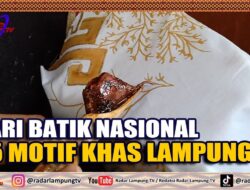 Hari Batik Nasional, 25 Motif Khas Lampung