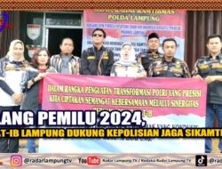 Jelang Pemilu 2024, Pekat IB Lampung Dukung Kepolisian Jaga Sikamtibmas
