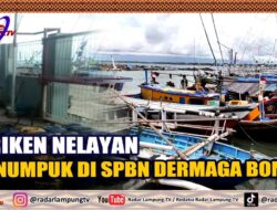 Jeriken Nelayan Menumpuk Di SPBN Dermaga Bom