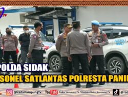 Kapolda Sidak, Personel Satlantas Polresta Panik