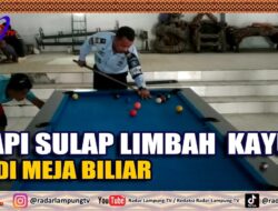 Napi Sulap Limbah  Kayu Jadi Meja Biliar
