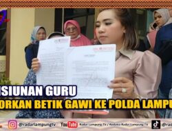Pensiunan Guru Laporkan Betik Gawi Ke Polda Lampung