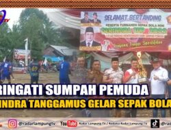 Peringati Sumpah Pemuda, DPC Gerindra Tanggamus Gelar Sepak Bola Mini